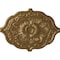 Ekena Millwork Pesaro Ceiling Medallion, Hand-Painted Pale Gold, 36"W x 26"H x 1 1/2"P CM36X26PEPAS - alternate 1